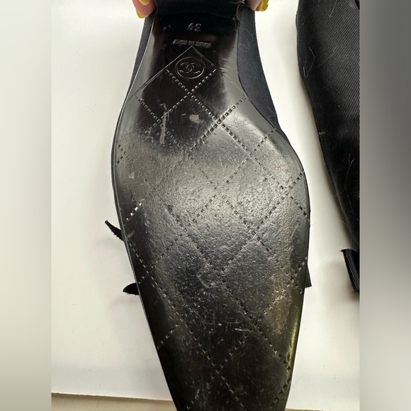 Chanel Camelia satin dress pumps size 39 - Picture 10 of 13